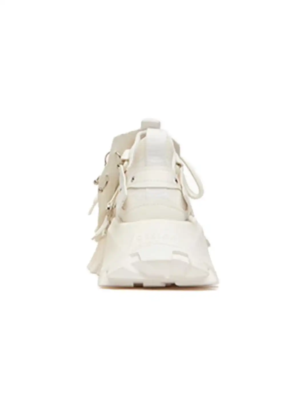 KEDDO│Studded Tassel Chunky Sneakers-White