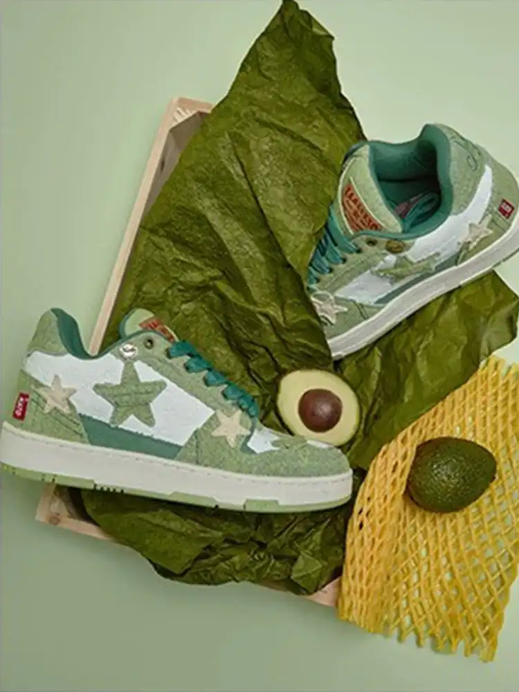 KAALIXTO丨Retro Star Sneakers - Avocado