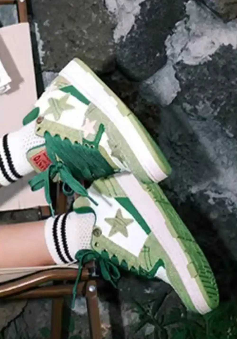 KAALIXTO丨Retro Star Sneakers - Avocado