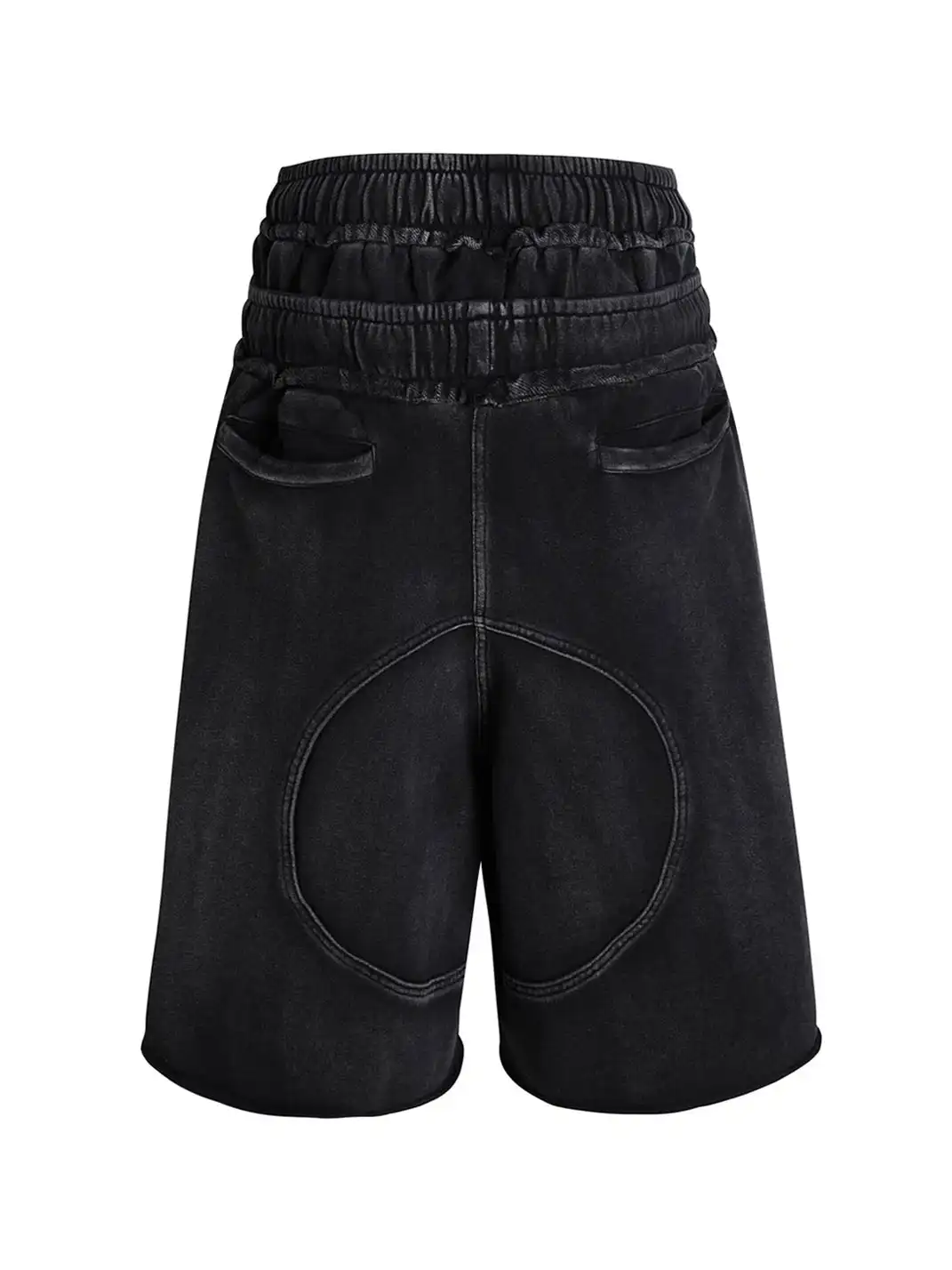 DND4DES | Dual Waist Washed Cropped Shorts