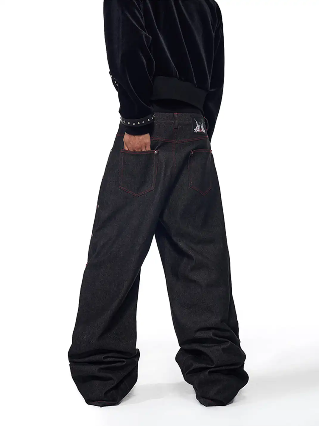 Fourth3ex | Multi-Pocket Denim Pants