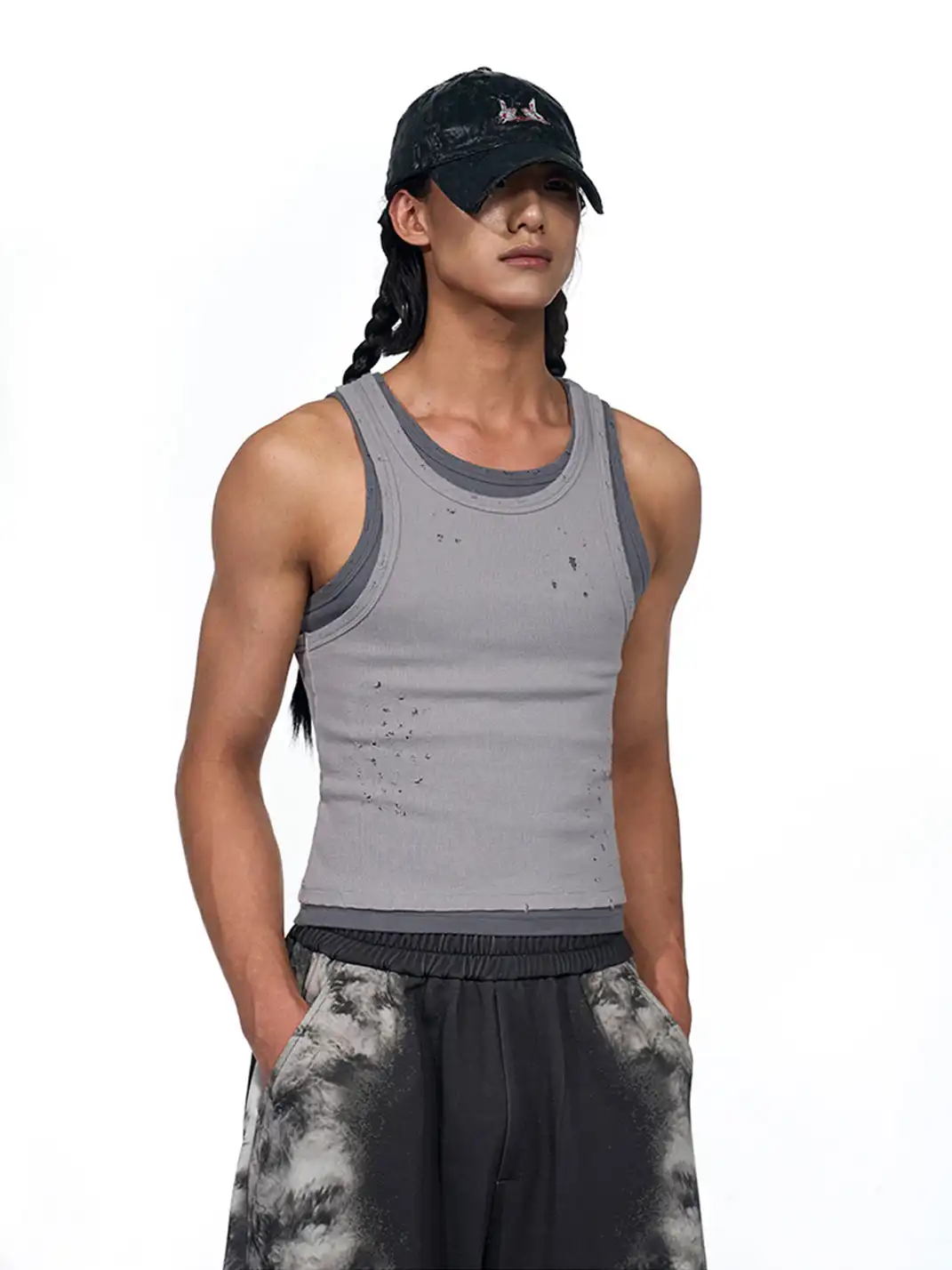 Fourth3ex | Double Layered Tank Top