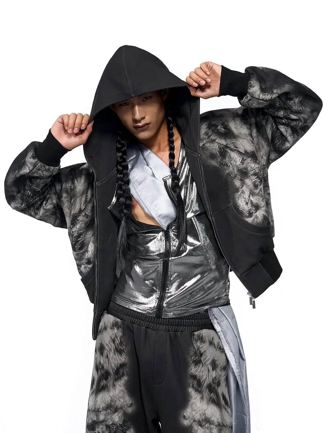 Fourth3ex | Leopard Print Zip Through Hoodie