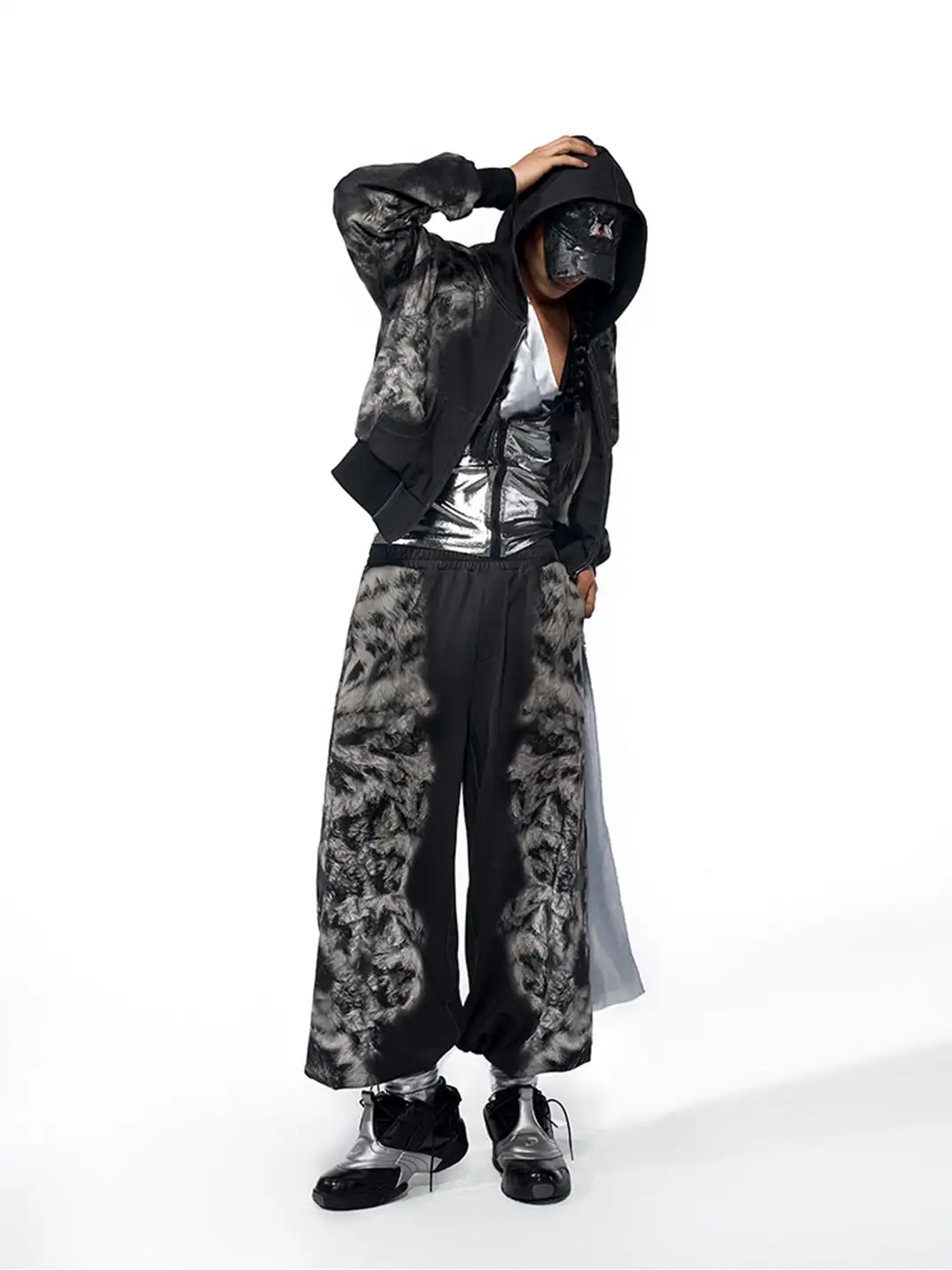 Fourth3ex | Leopard Print Zip Through Hoodie
