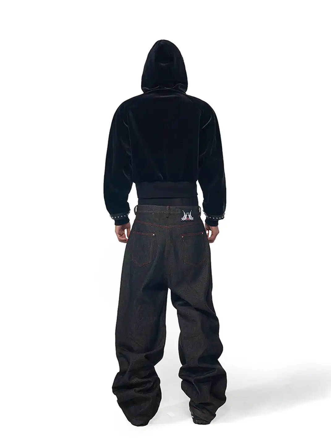 Fourth3ex | Studded Corduroy Hoodie Jacket