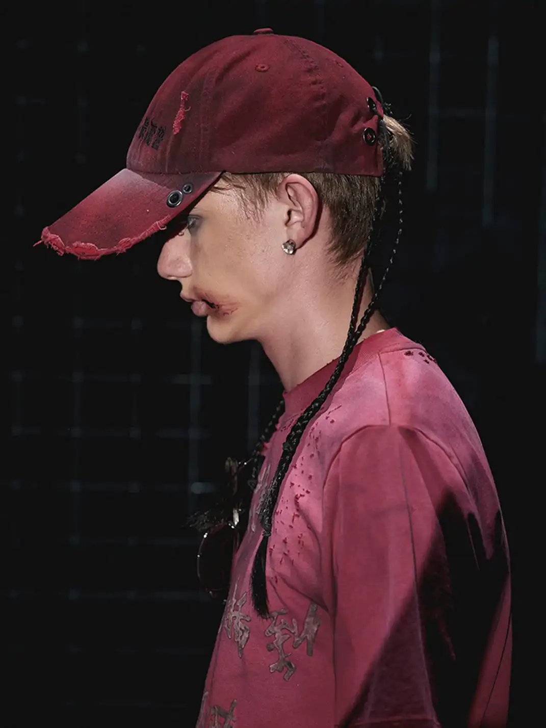 Fourth3ex | Braided Pink Baseball Cap