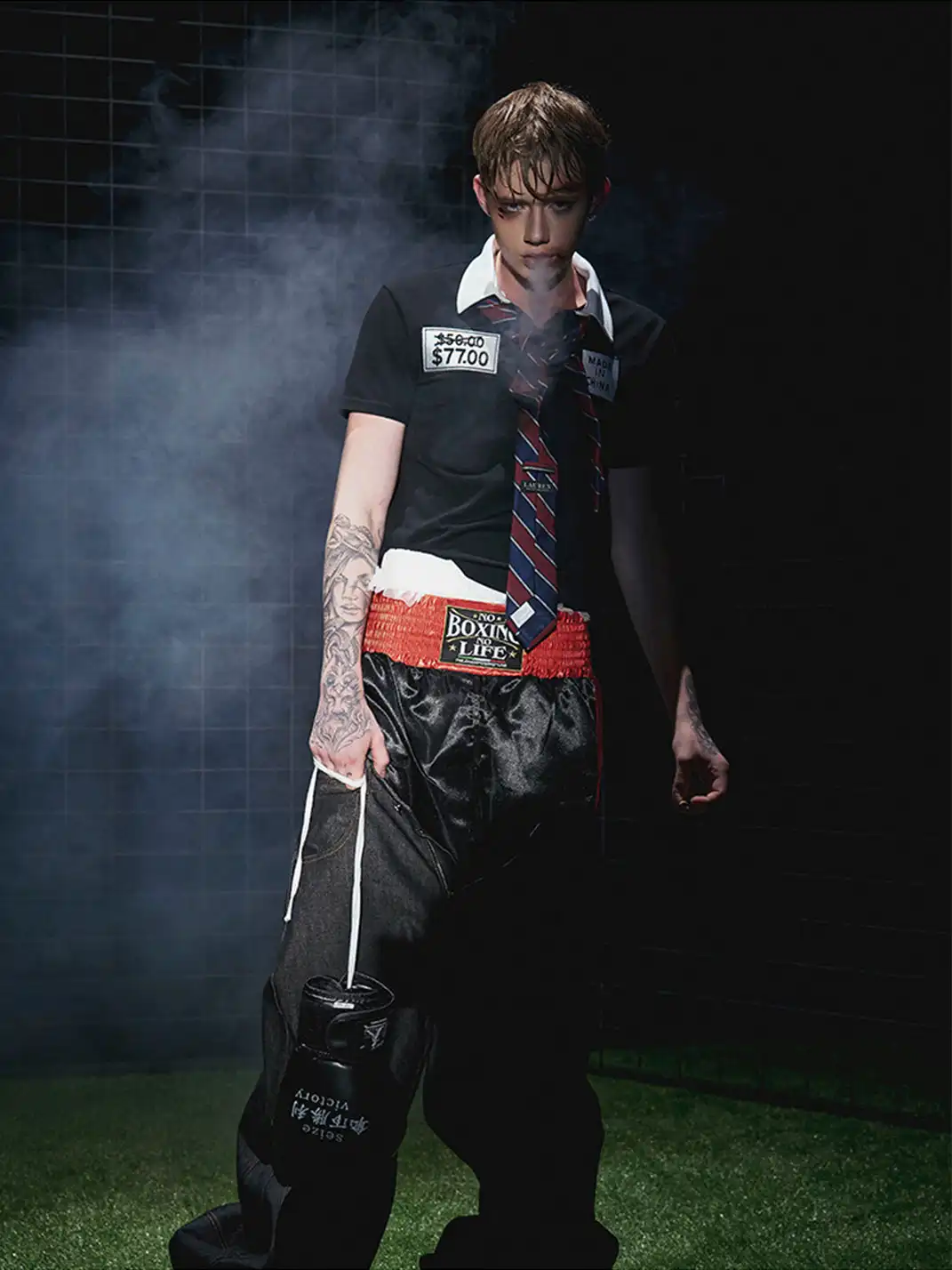 Fourth3ex | Dragon Leather Belt with Fur