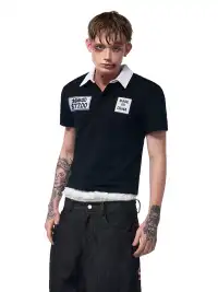 Fourth3ex | Embroidery Graphic Polo Shirt