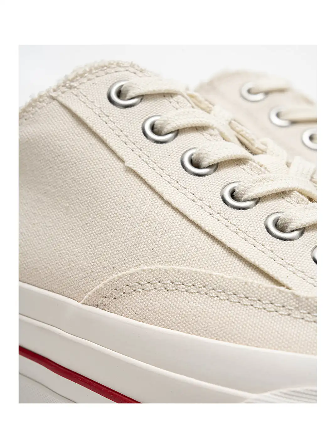 T/C MADEā023 Smiley Toe Thick-Soled Retro Japanese-Style Low-Top Canvas Shoes