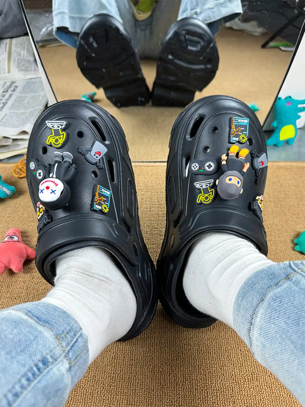 UNFAIR | Clown Chunky Hole Slides EVA Sandals