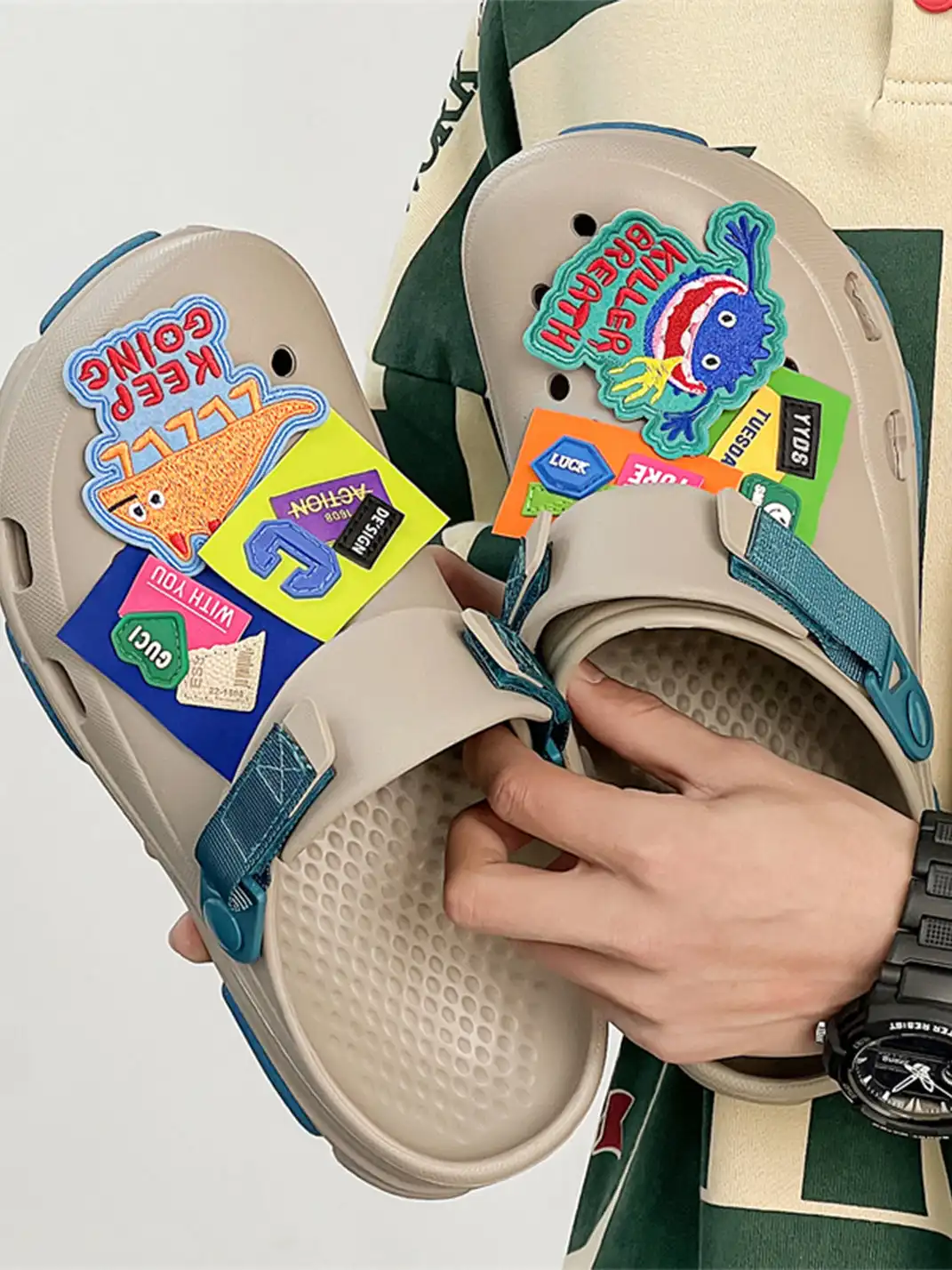 UNFAIR | Chunky Covered-Toe Beach EVA Clogs