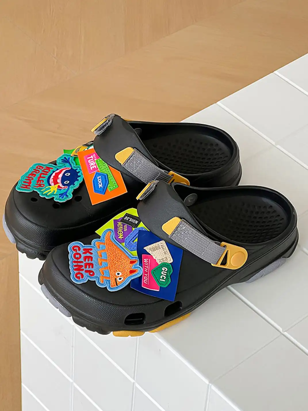 UNFAIR | Chunky Covered-Toe Beach EVA Clogs