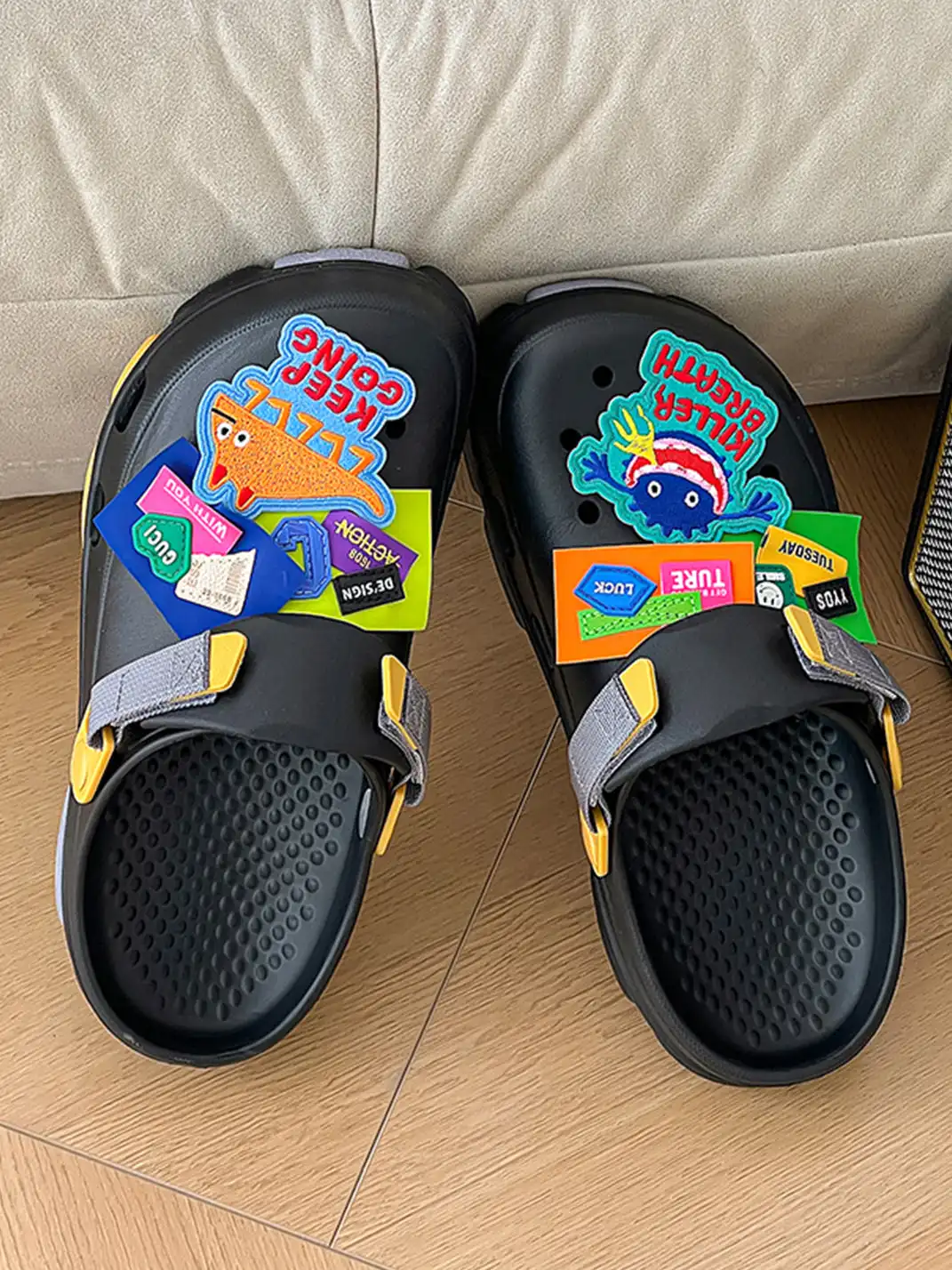 UNFAIR | Chunky Covered-Toe Beach EVA Clogs