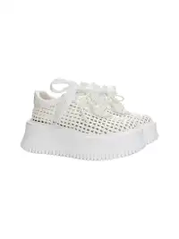 CHERR CHESS | Women's Hollow Thick Sole Sport Clogs-Beige