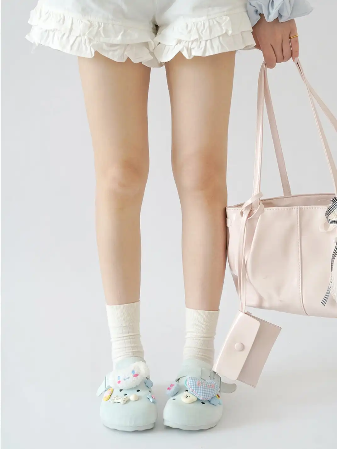 OICIRCLE | Cute Birken Clogs Japanese Style Mules-Blue