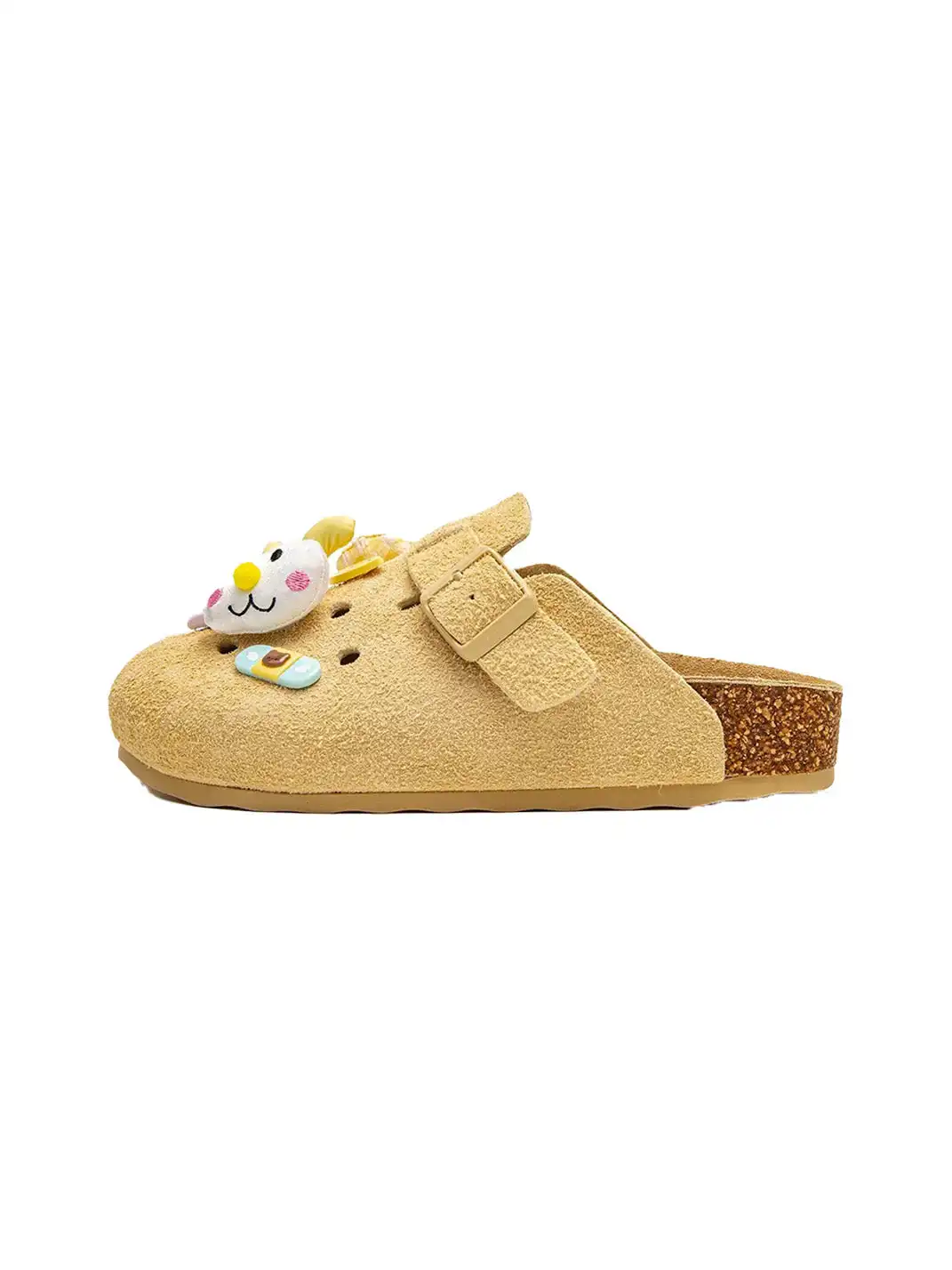 OICIRCLE | Cute Birken Clogs Japanese Style Mules-Yellow