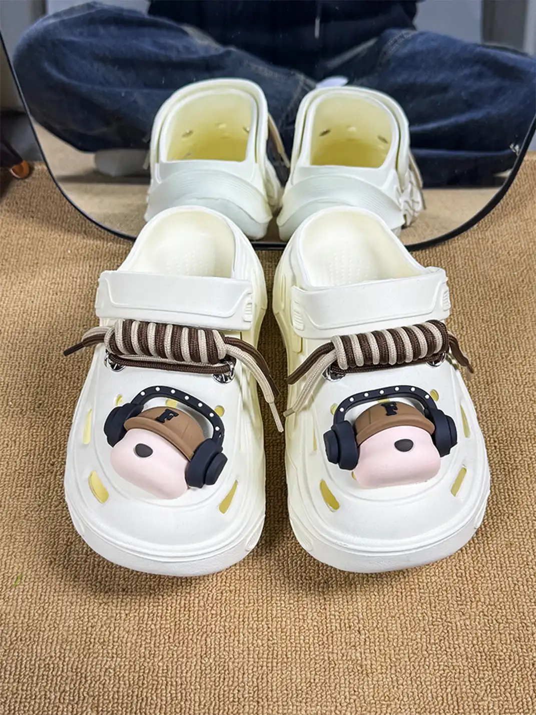 UNFAIR | Headphone Design Clogs EVA Platform Sandals