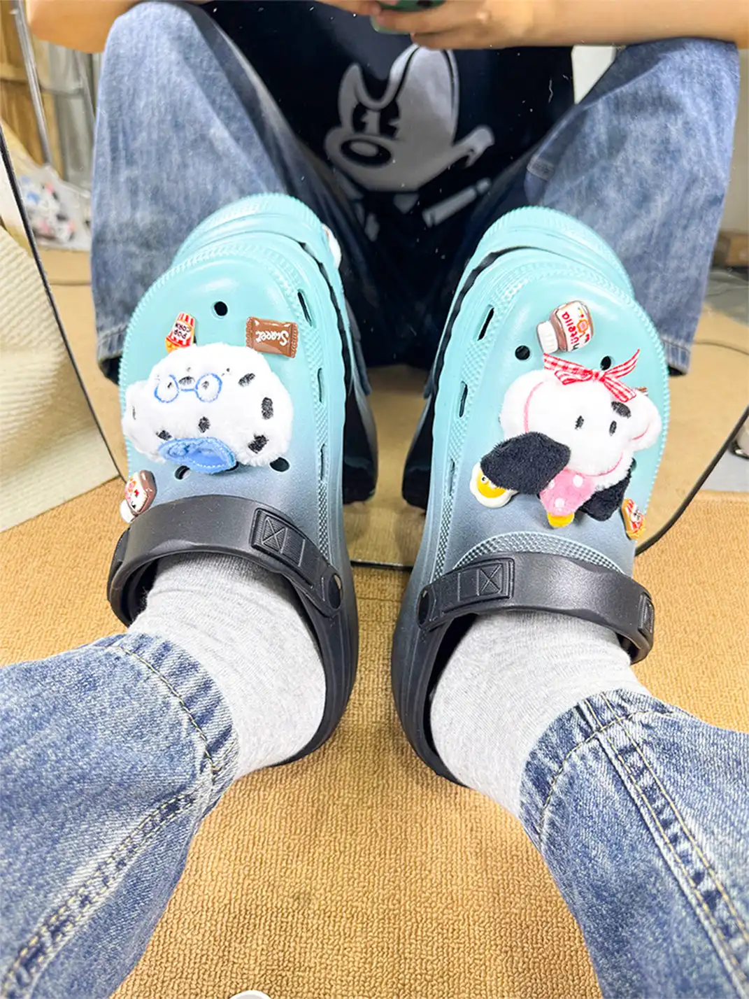 UNFAIR | Funny Thick Sole Clogs for Couples Outdoor