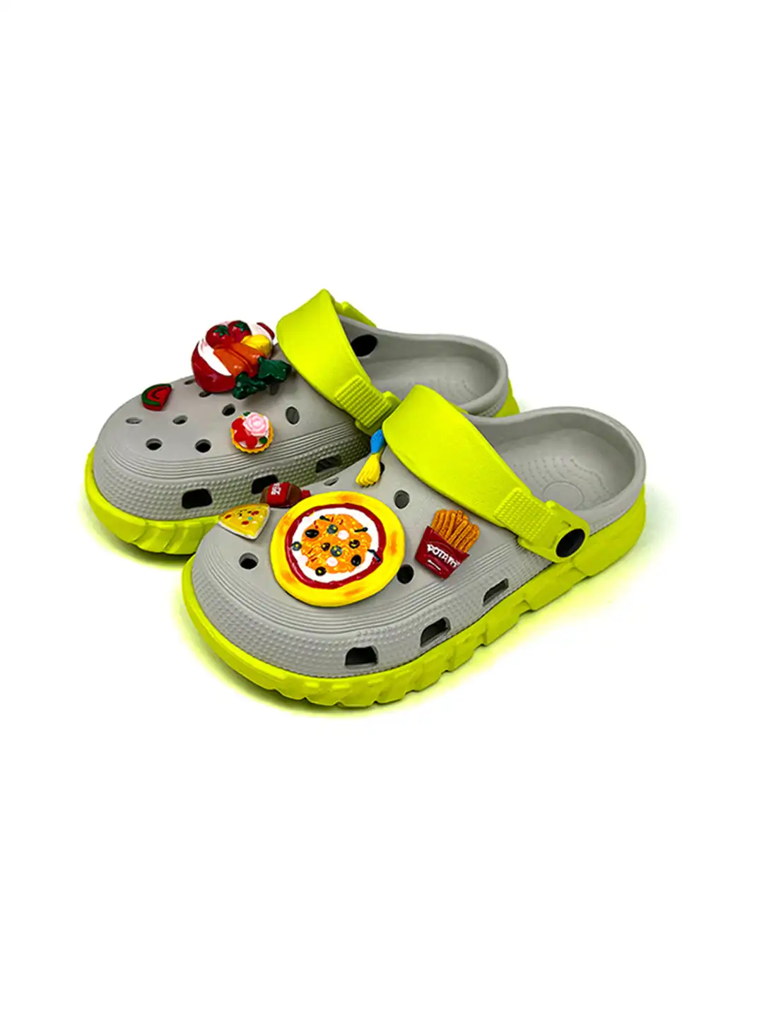 UNFAIR | Pizza Style EVA Clogs Funny Chunky Sandals