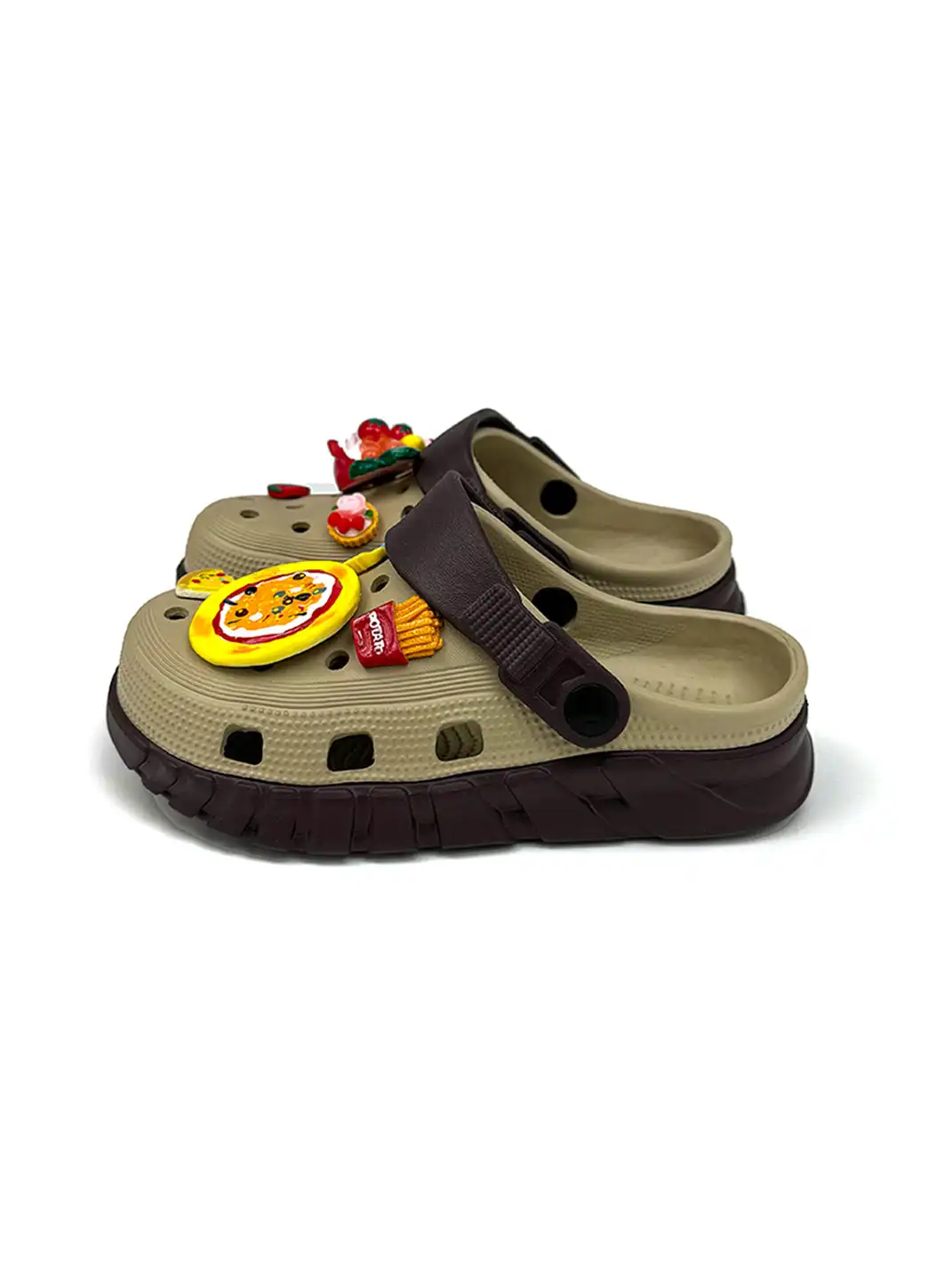 UNFAIR | Pizza Style EVA Clogs Funny Chunky Sandals