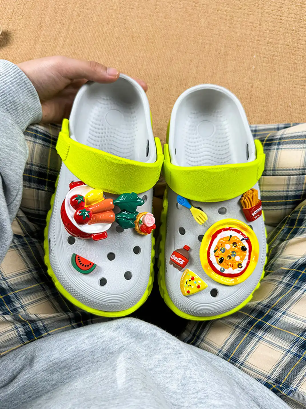 UNFAIR | Pizza Style EVA Clogs Funny Chunky Sandals
