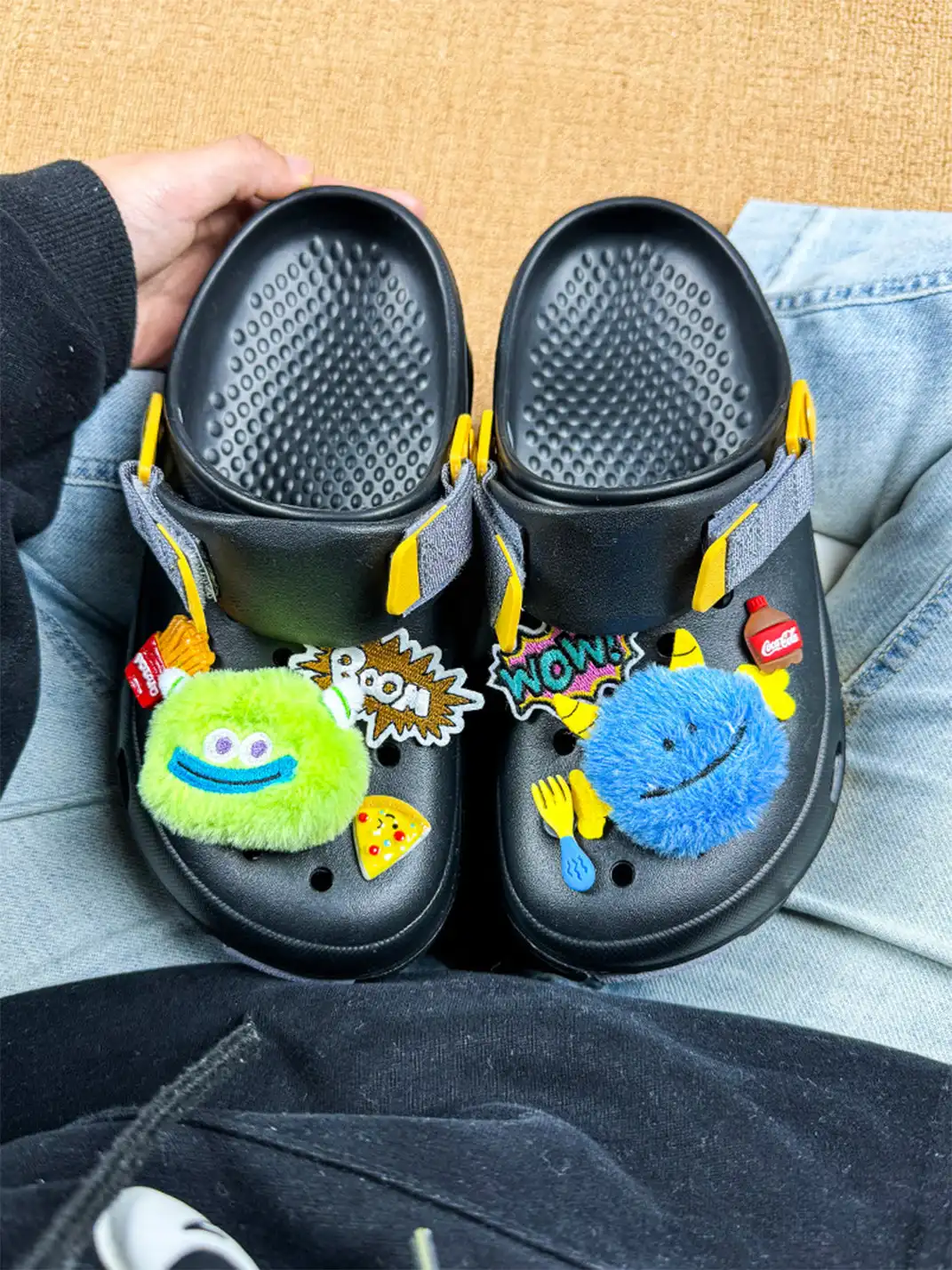 UNFAIR | Monster Plush EVA Clogs Thick Sole Couple