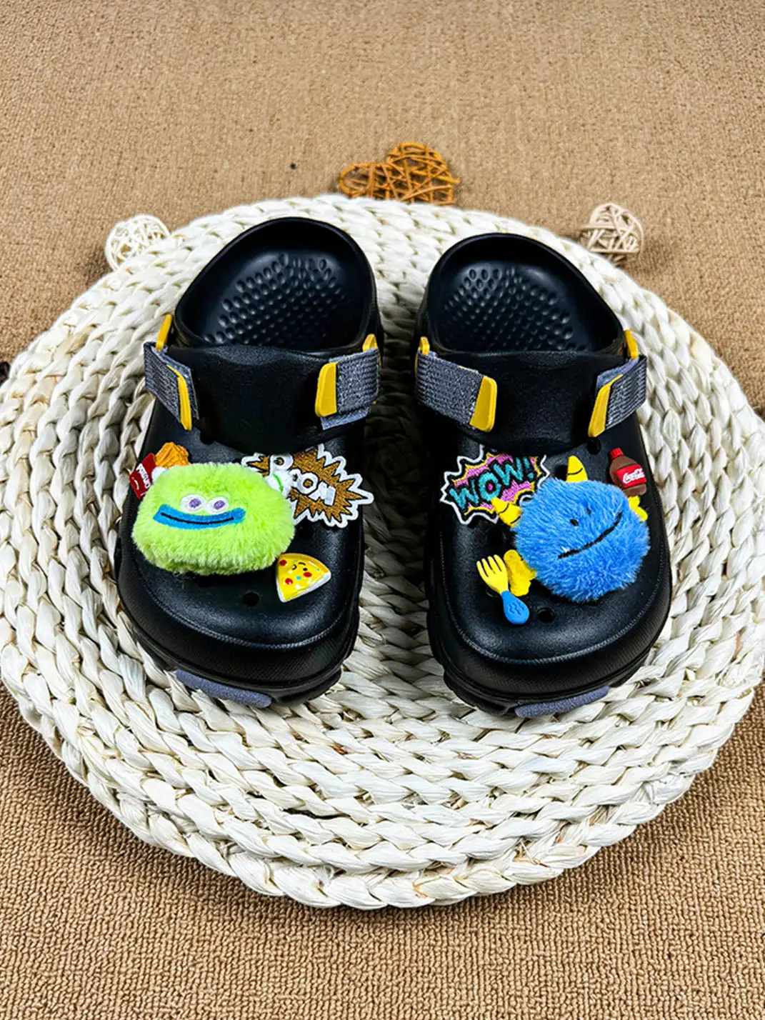 UNFAIR | Monster Plush EVA Clogs Thick Sole Couple