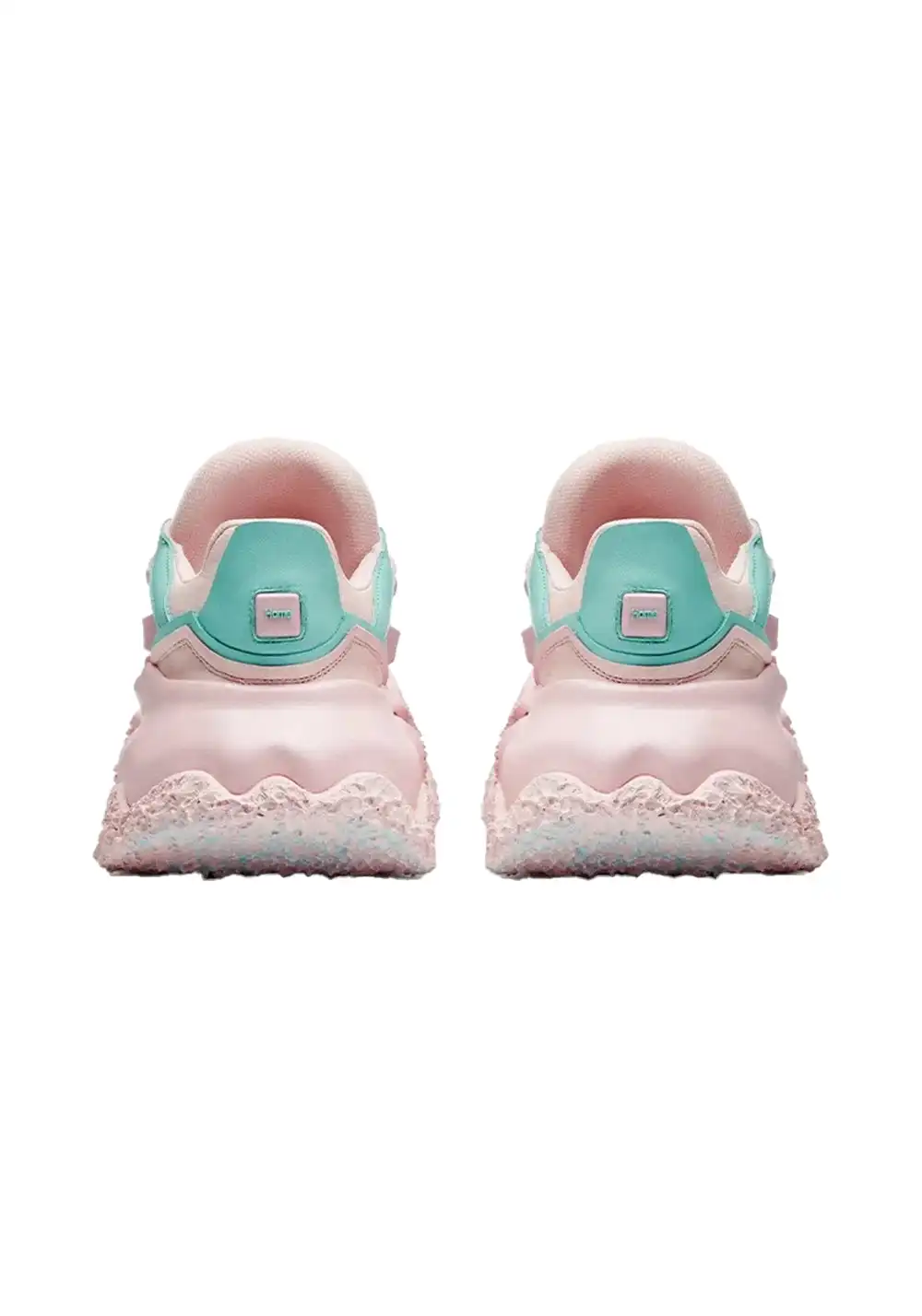 XMZY丨Stellar Nova - Chunky Sole Colorblock Sneakers-Pink