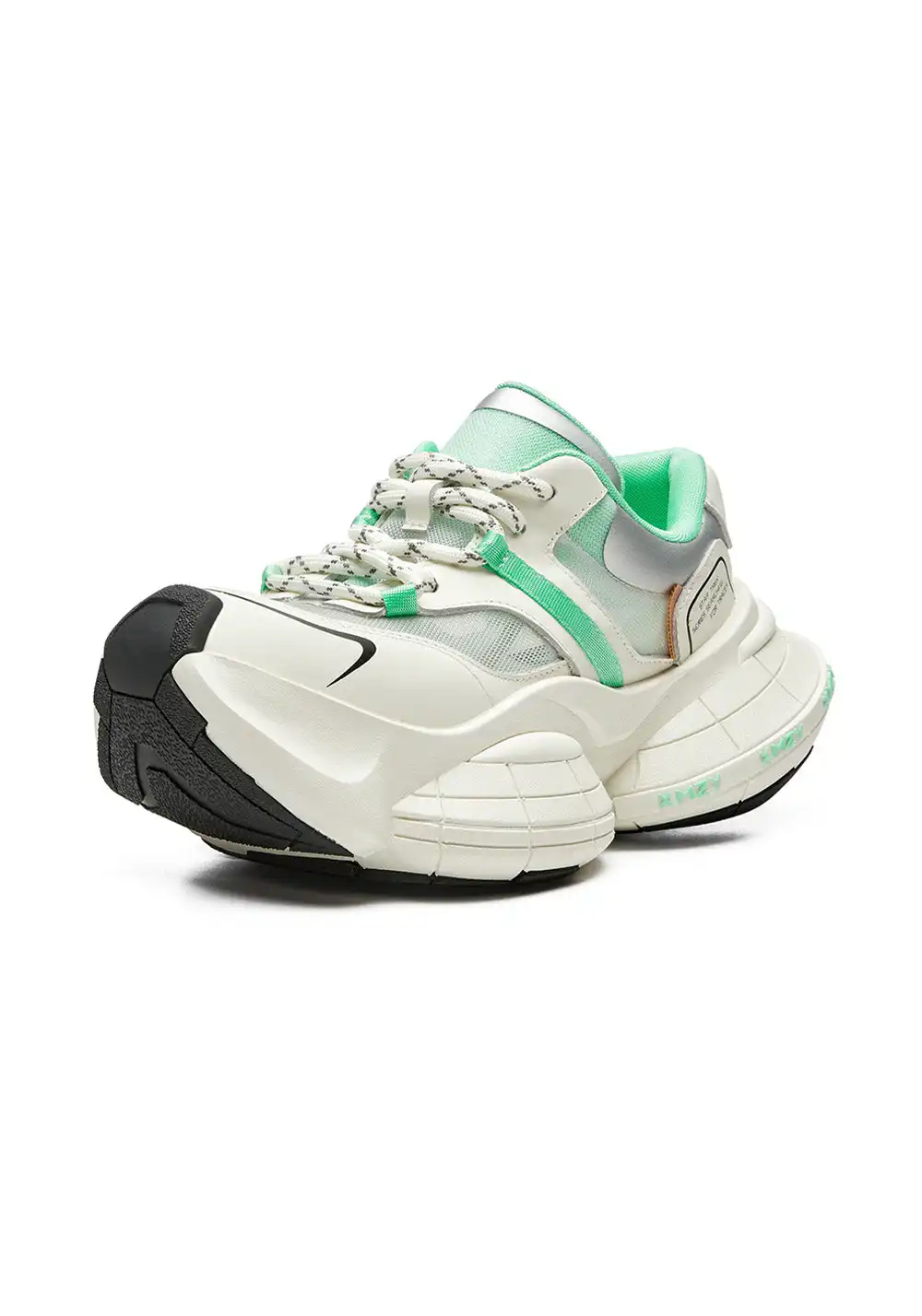 XMZY | Brocade Platform Sneakers-White