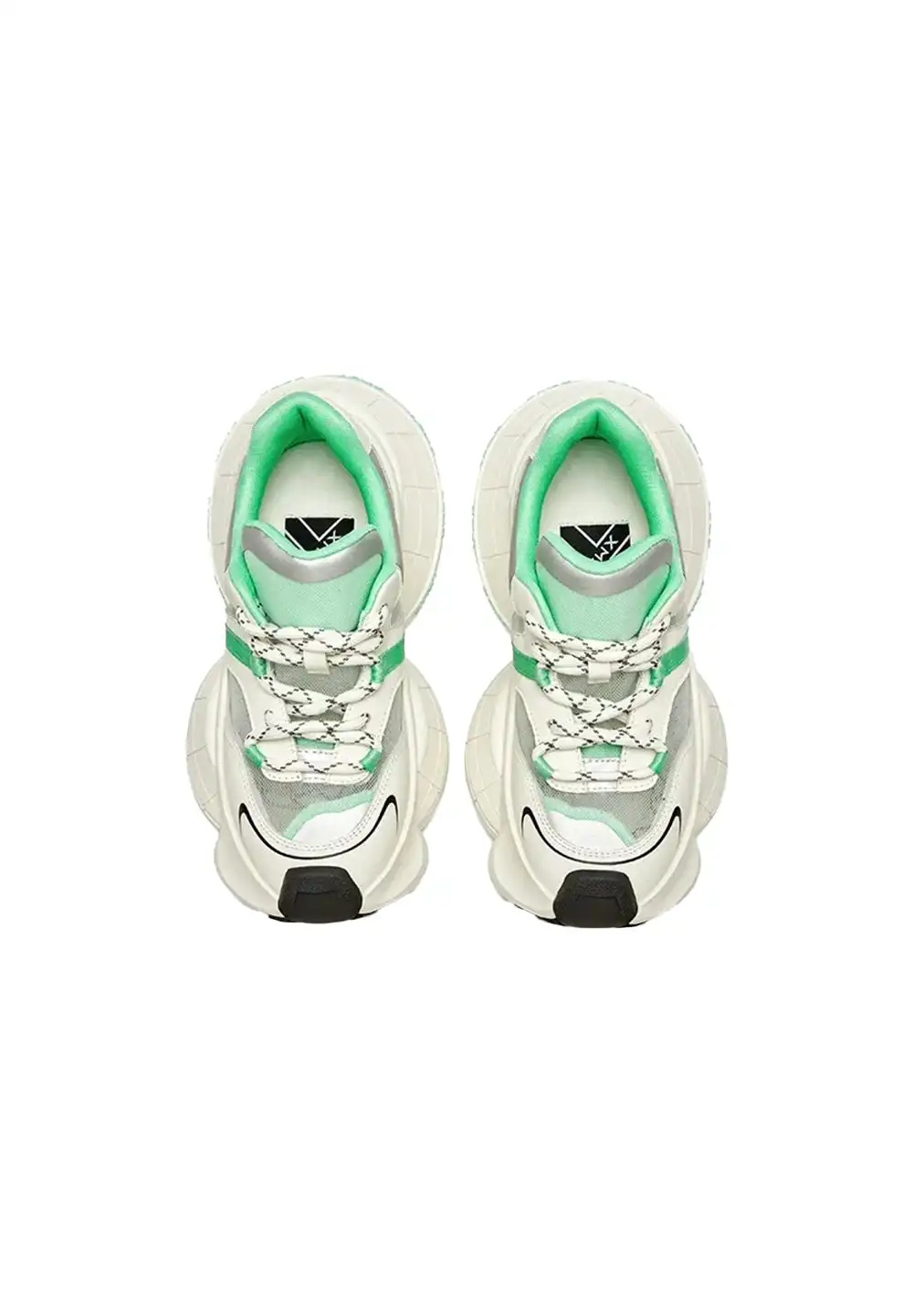 XMZY | Brocade Platform Sneakers-White