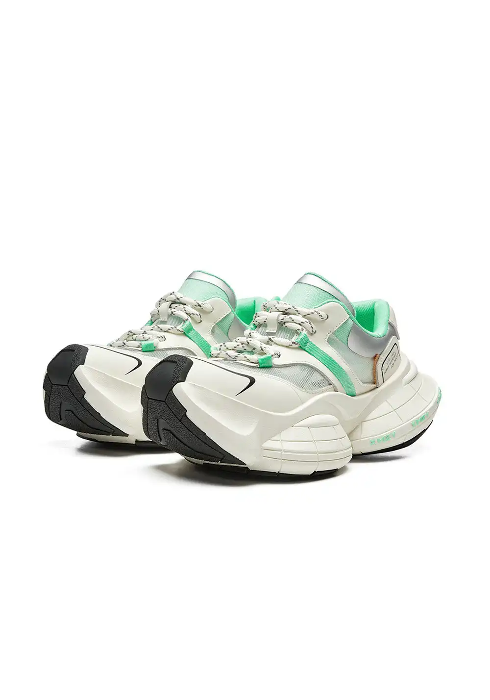 XMZY | Brocade Platform Sneakers-White