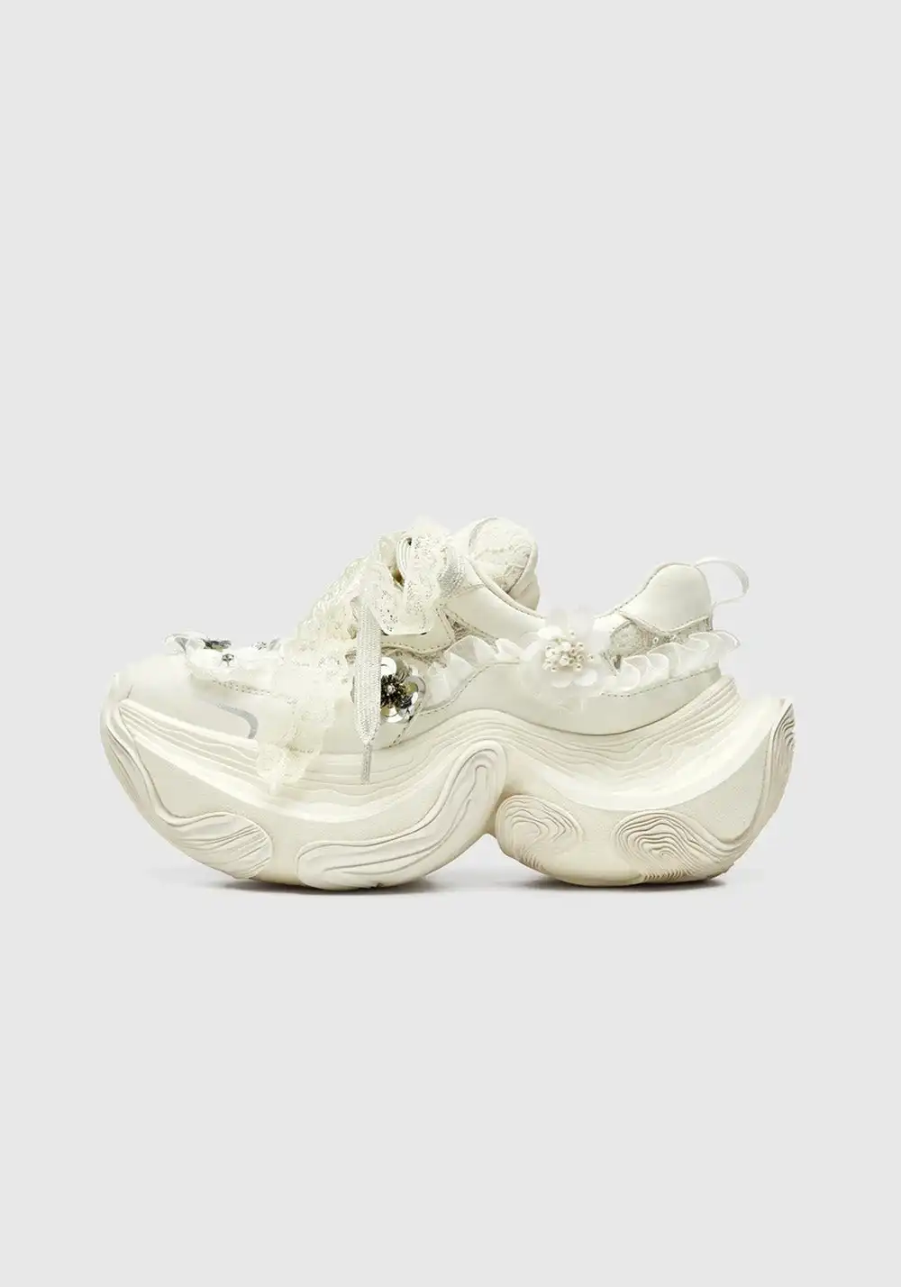 XMZY | Roman Holiday Dad Shoes-White