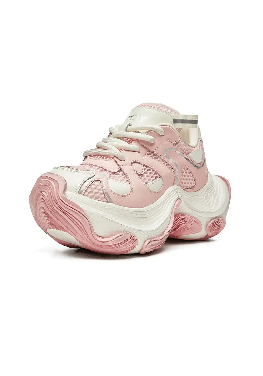 XMZY | Breathable Chunky Sneakers-Pink