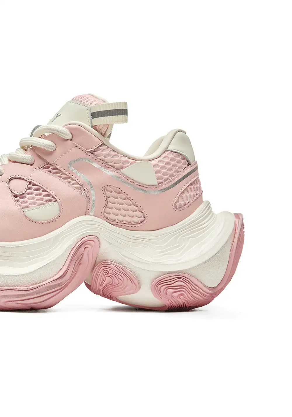 XMZY | Breathable Chunky Sneakers-Pink