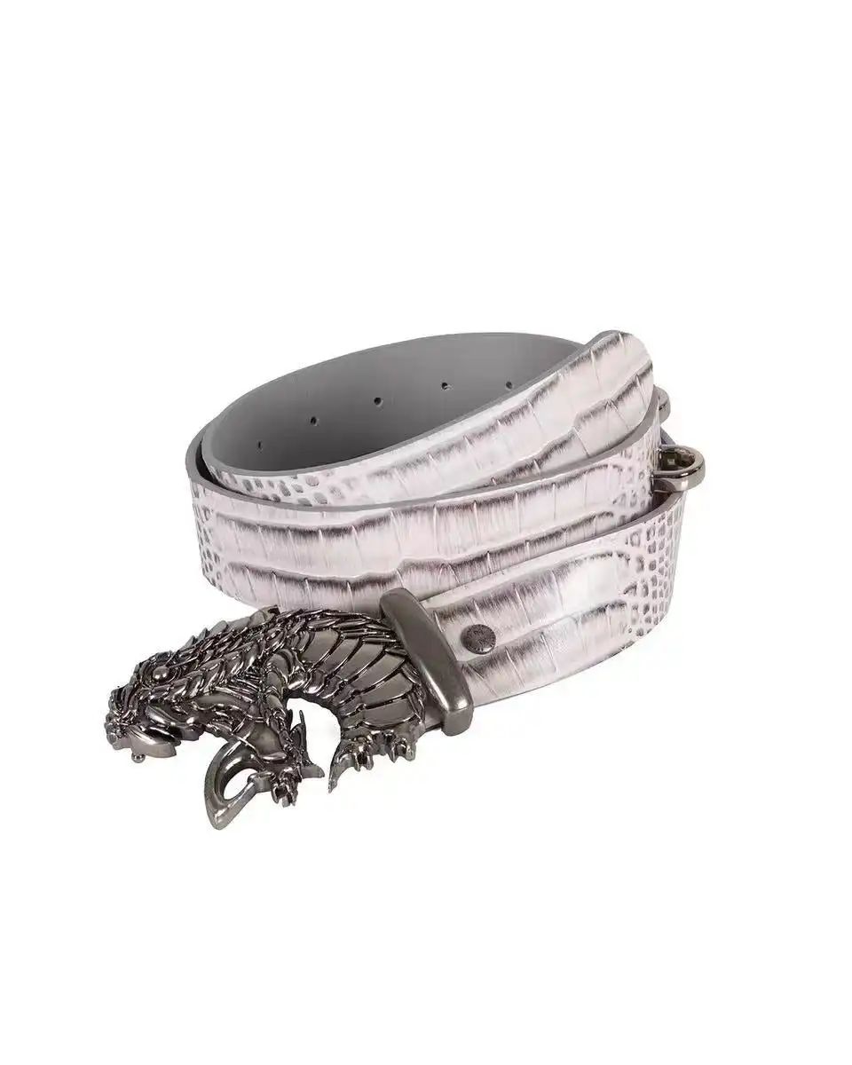 REGEN ZONE | Snake Buckle Detachable Leather Belt