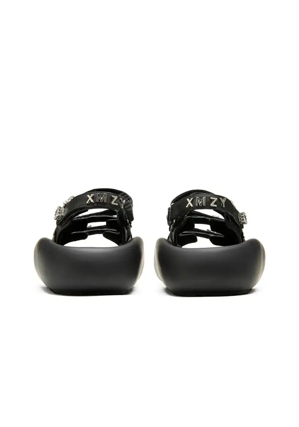 XMZY | Year of Snake Metal Sandals-Black
