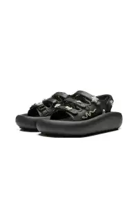 XMZY | Year of Snake Metal Sandals-Black