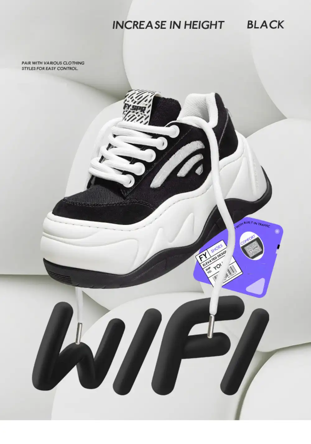 FYSPR丨WiFi 1.0 Wave Platform Shoes
