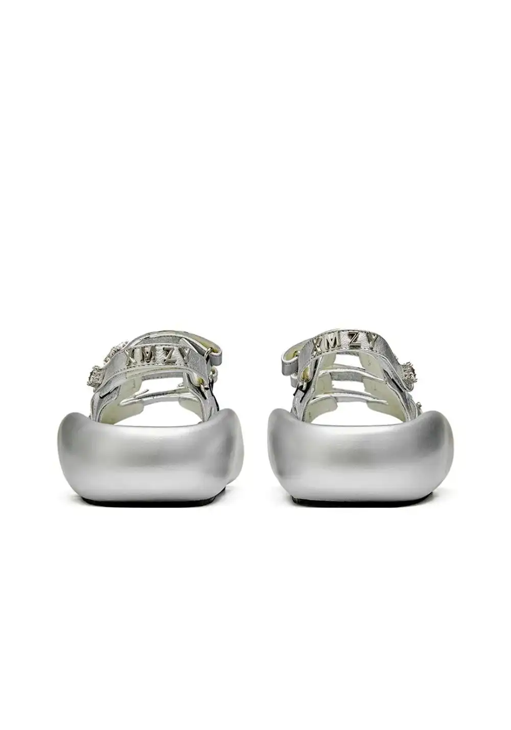 XMZY | Year of Snake Metal Sandals-Silver