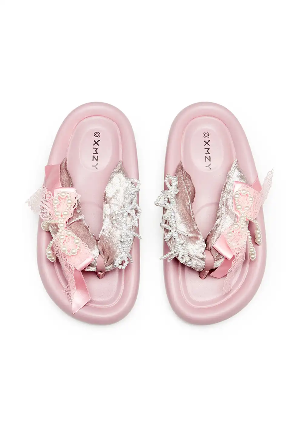XMZY | Designer Slide Sandals-Pink