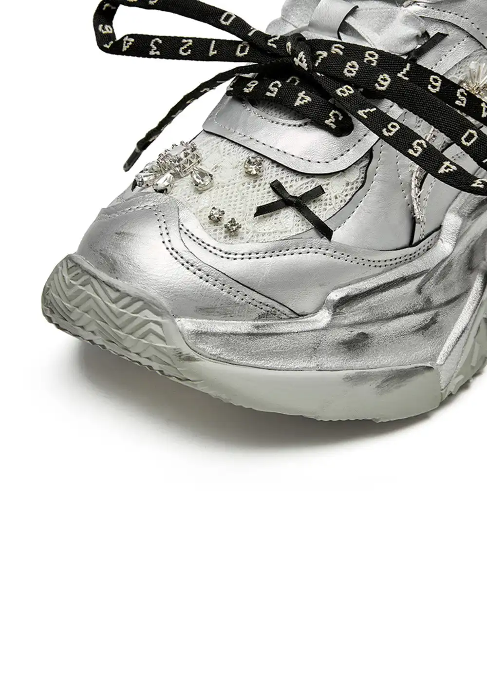 XMZY | Twilight Chunky Sneakers-Silver