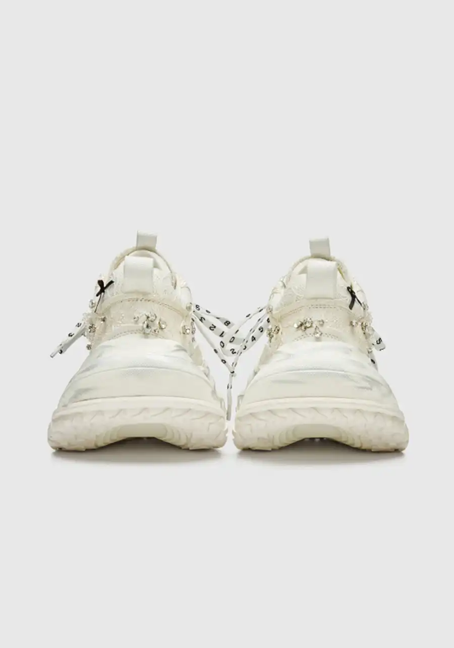 XMZY | Twilight Chunky Sneakers-White - 4