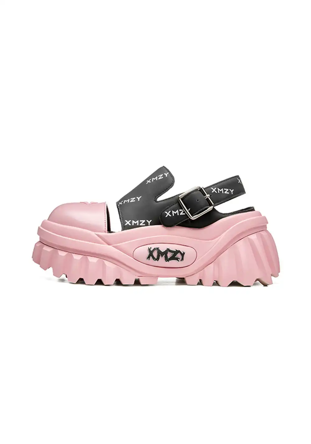 XMZY | Fashion Platform Summer Sandals-Pink