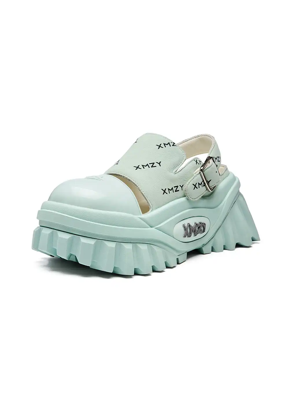 XMZY | Fashion Platform Summer Sandals-Green