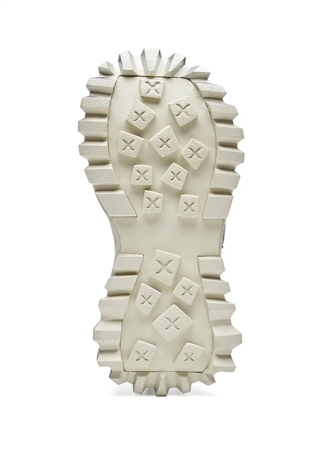 XMZY | Lace Mesh Combat Boots-Silver