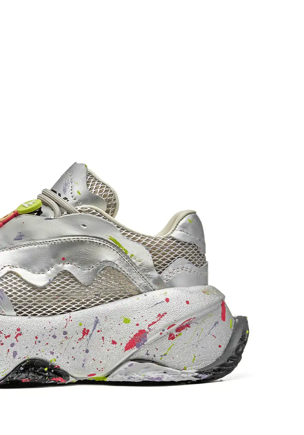 XMZY | Chunky Dad Sneakers-Silver