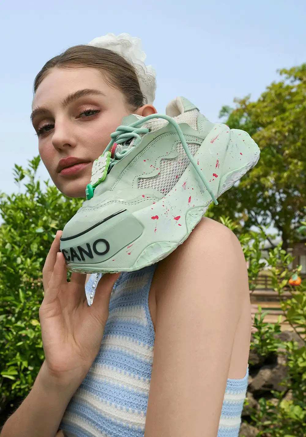 XMZY | Chunky Dad Sneakers-Green