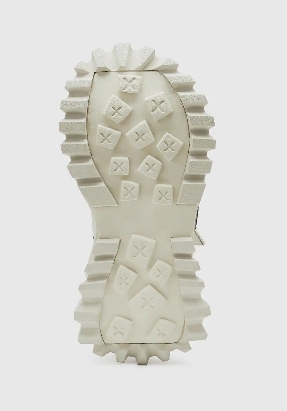 XMZY | Metallic Punk Platform Sandals-White