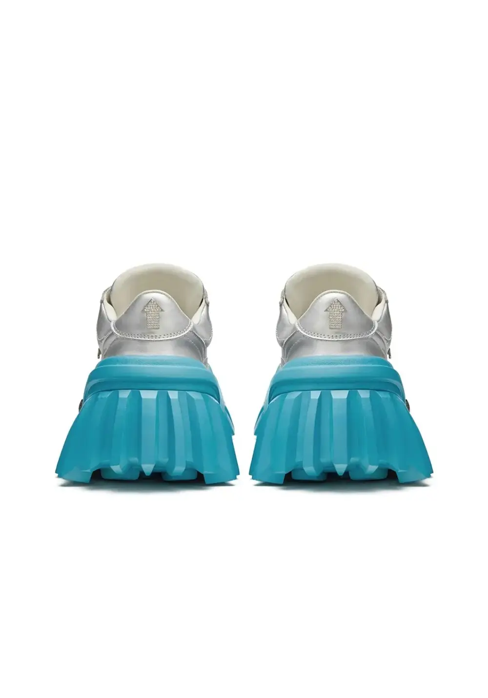 XMZY | Slytherin Platform Summer Sneakers-Blue&Silver
