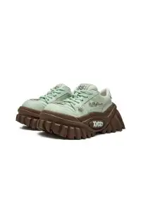 XMZY | Slytherin Platform Summer Sneakers-Green&Brown